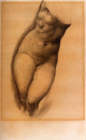 Burne Jones Edward Coley Study For The Figure Of Phyllis In The Tree Of Forgiveness