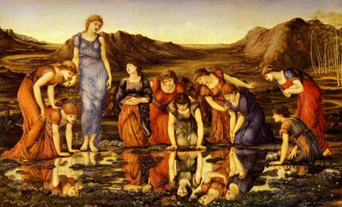 Burne Jones Sir Edward The Mirror Of Venus
