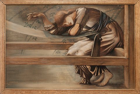 Burne Jones Study for the Garden Court