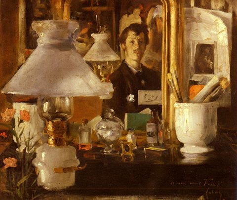 Self-Portrait in the Studio
