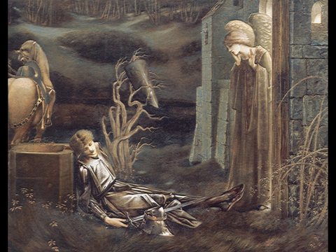 The Dream of Launcelot at the Chapel of the San Graal