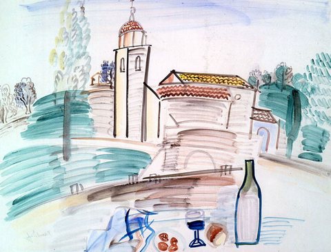 Still Life with a Provençal Landscape