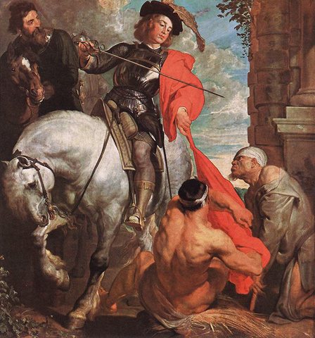 Saint Martin Dividing His Cloak
