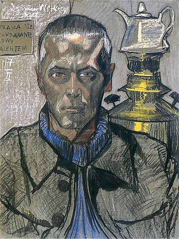 Self-Portrait with a Samovar