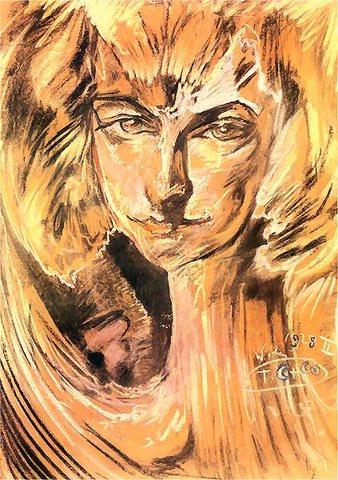 Żukotyńska as a Sphinx