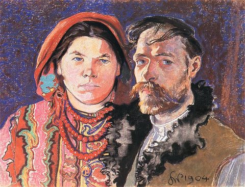 Self-Portrait with His Wife