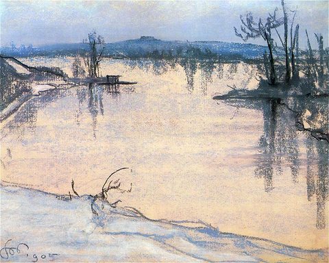The Vistula near Kraków