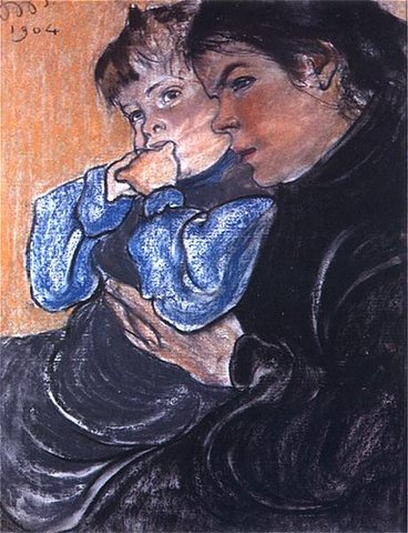The Artist's Wife with Their Little Son