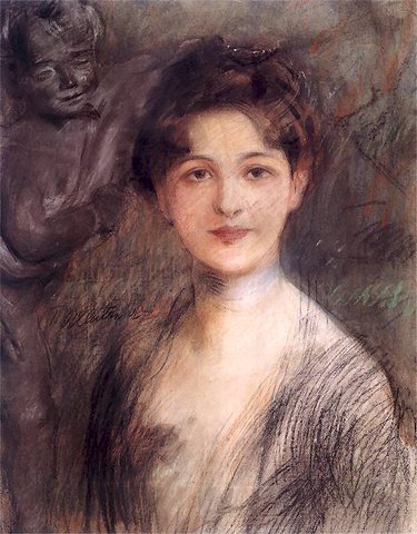 Lady with a Cupid