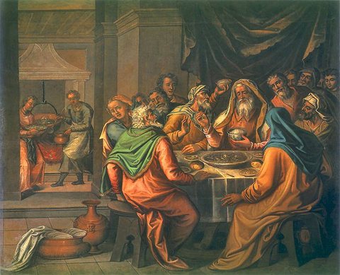 Abraham at the Feast