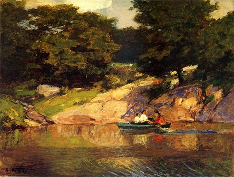Pothast Edward Boating in Central Park