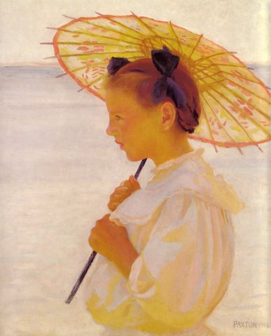Child in Sunlight, or The Chinese Parasol