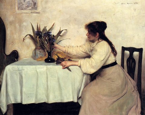 Arranging The Irises