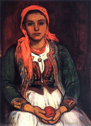 Планинка с ябълка