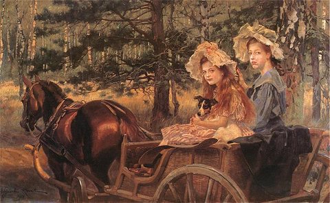Portrait of the Artist's Daughters