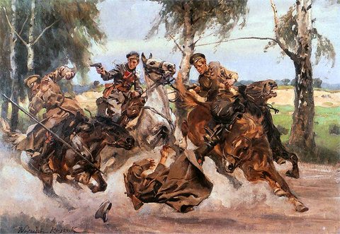 Skirmish with Cossacks