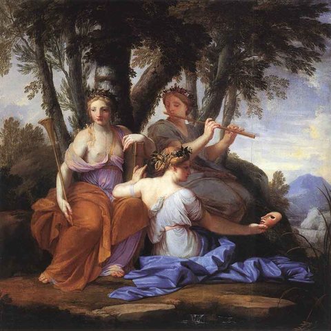 LE SUEUR Eustache The Muses Clio Euterpe And Thalia