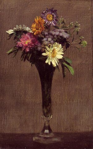 Henri Daisies and Dahlias