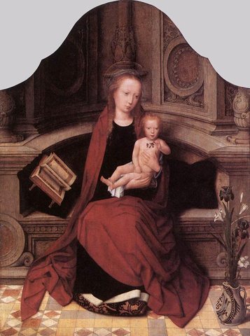 ISENBRANT Adriaen Virgin and Child Enthroned