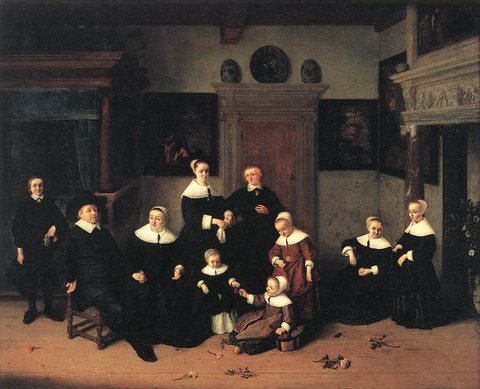 Adriaen Jansz van Portrait Of A Family