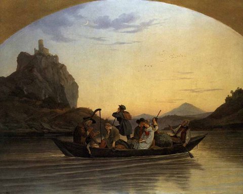 Crossing The Elbe At Aussig