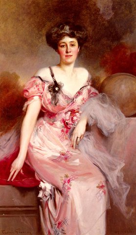 Portrait De Mme D