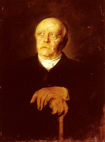 Portrait Of Furst Otto Von Bismarck