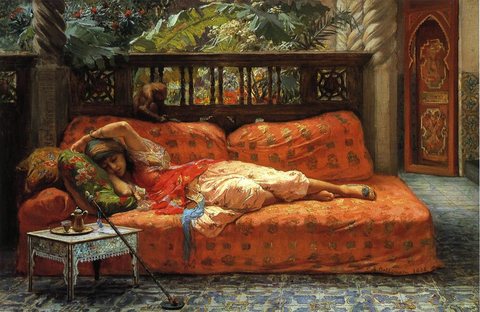 Bridgeman Frederick Arthur The Siesta