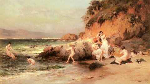 Frederic Arthur The Bathing Beauties