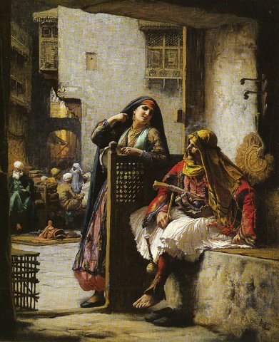 ALMEH FLIRTING WITH AN ARMENIAN POLICEMAN, CAIRO