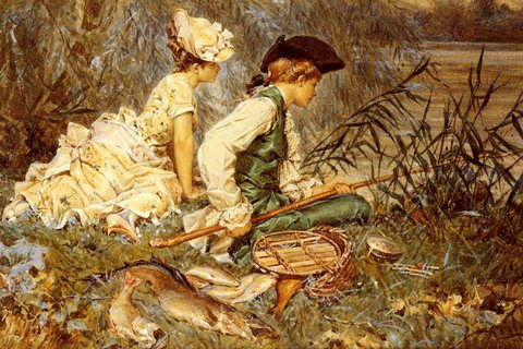 Frederik Hendrik An Afternoon Of Fishing