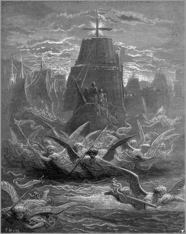 crusades departure from aigues mortes