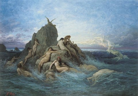 Les Oceanides Les Naiades de la mer