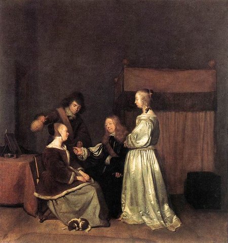 TERBORCH Gerard The Visit