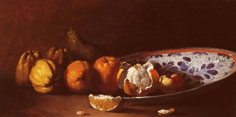 Germain Theodule Clement Nature Morte Aux Fruits