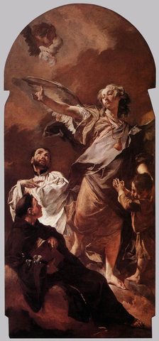 The Guardian Angel With Sts Anthony Of Padau And Gaetano Thiene
