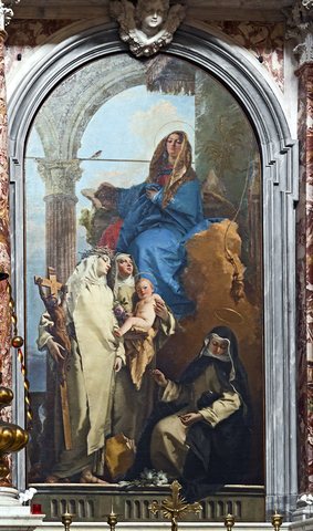 The Virgin Appearing to Dominican Saints