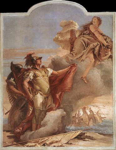 Villa Valmarana Venus Appearing to Aeneas on the Shores of Carthage