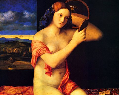 Lady at her toilette