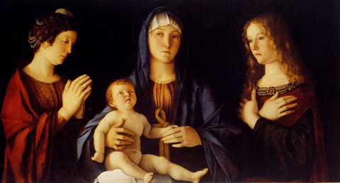 Virgin And Child Betwwn St Catherine And St Mary