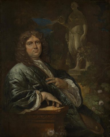 Portrait of a Man in a Quilted Gown