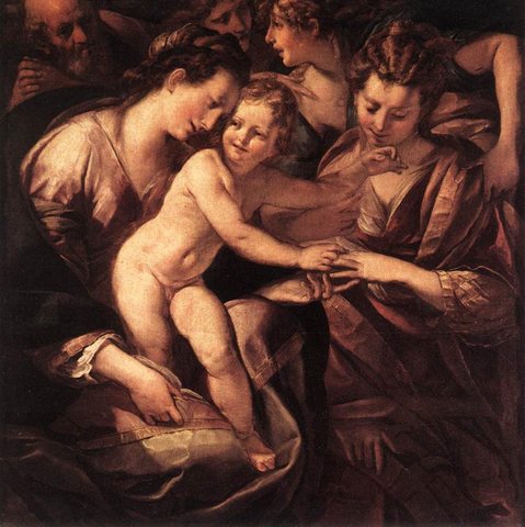 The Mystic Marriage Of St Catherine