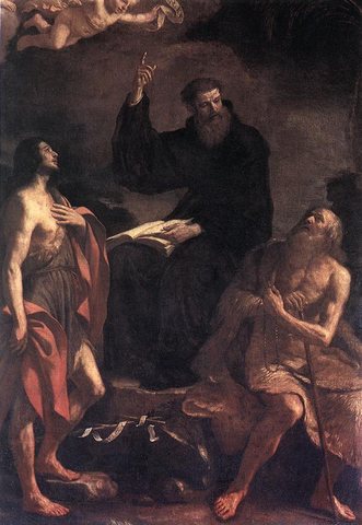St Augustine St John the Baptist and St Paul the Hermit