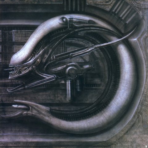 hr giger alienmonster V