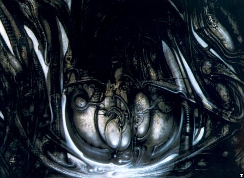 hr giger biomechanicallandscape sack