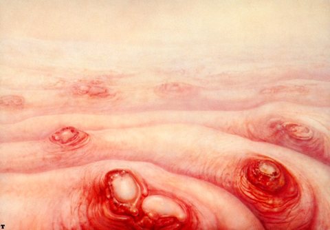 hr giger landscape V
