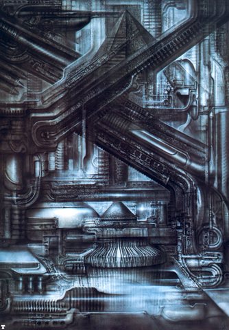 hr giger newyorkcity XXIV escalator