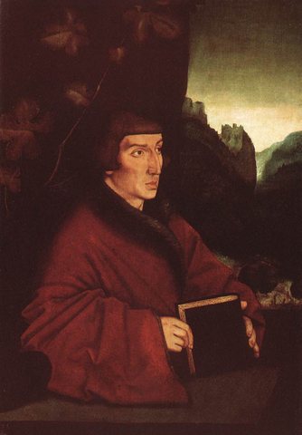 GRIEN Hans Portrait Of Ambroise Volmar Keller