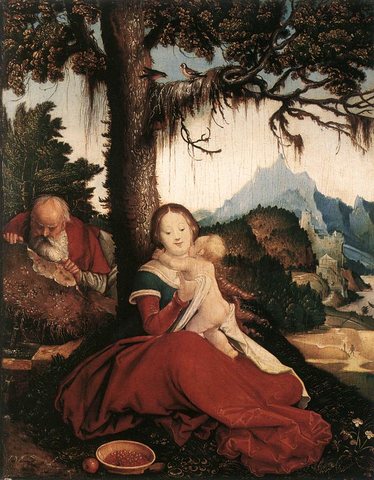 GRIEN Hans Rest On The Flight To Egypt