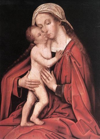 HOLBEIN Hans the Elder Virgin And Child